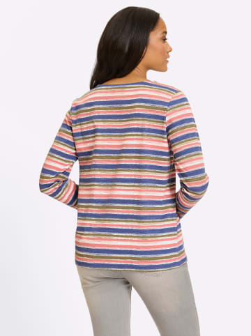 Heine Ringelshirt in rauchblau-rosenholz-geringelt