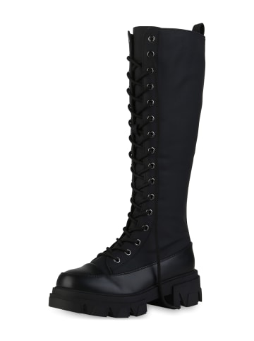 VAN HILL Plateaustiefel Ella in Schwarz
