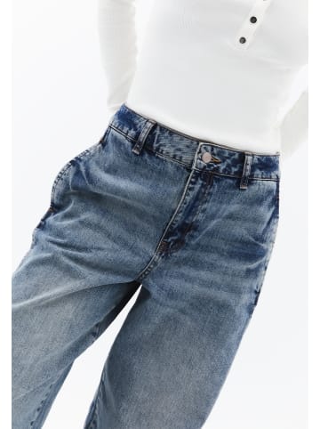 OXXO Röhrenhose MID BLUE DENIM