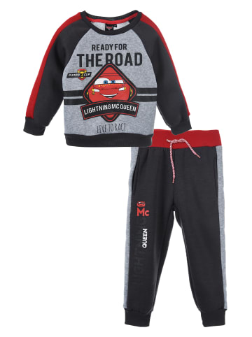 Disney Cars Lightning McQueen Trainingsanzug 2 tlg. Sweatshirt + Jogginghose in Grau