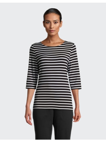 Joy Sportswear T-Shirt CARINA in white/black stripes