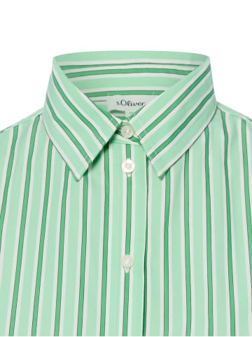 s.Oliver Bluse in gras weiß - 0002