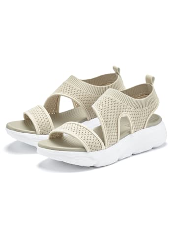 LASCANA Sandale in beige