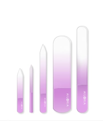 Ailoria CONTOUR LUXE Glas-Nagelfeilenset in lila