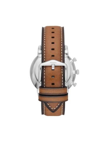 Fossil Armbanduhr The Lite-Hide Leather in silber