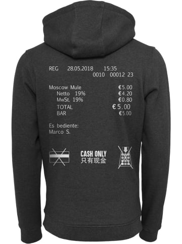 Mister Tee Hoodie "Cash Only Hoody" in Grau
