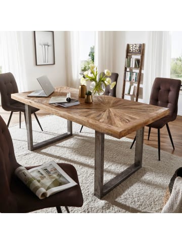 KADIMA DESIGN Esstisch Mango Massivholz Esszimmertisch 200x76,5x100cm, Küchentisch