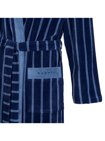 Bugatti Velours Bademantel Antonio in marine