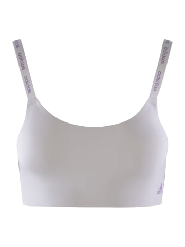 adidas Bustier SCOOP LOUNGE BRA in anthrazit-mel.