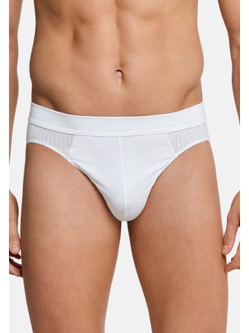Schiesser Rio Slip / Unterhose Cotton Essentials Authentic in Schwarz / weiß