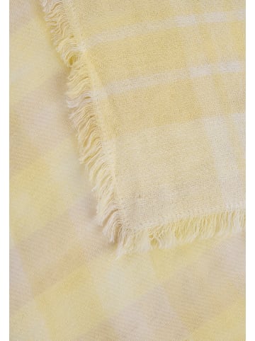 Camel Active Softer Webschal aus Baumwollmix in Limonengelb
