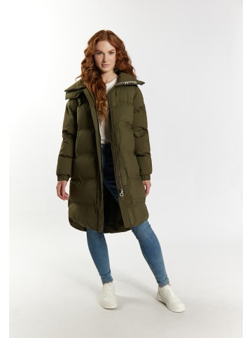 DreiMaster Damen Wintermantel Mit Wattierung in Militäroliv
