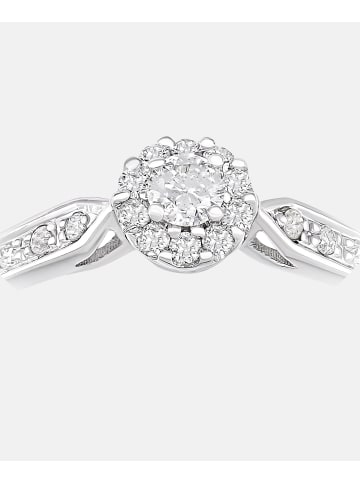 Diamant L'éternel Verlobungsring aus 375 Weißgold mit 0.25 Karat Diamant