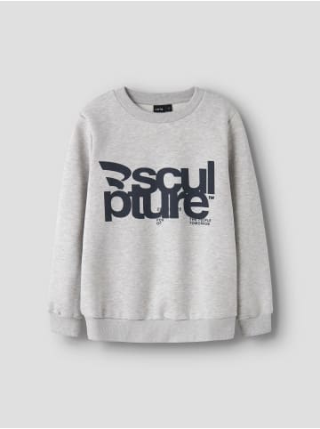 name it Sweatshirt in Light Grey Melange