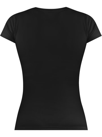 Janice 3 x Damen T-Shirt Nysa in Schwarz/Weiß/Schwarz