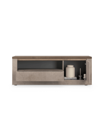 CALICOSY TV-Möbel ISCHIA in Braun - (W) 260  x (H) 58  x (L) 43  cm