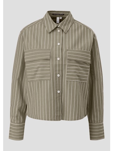 QS Bluse in 78G0_helles olivgrün