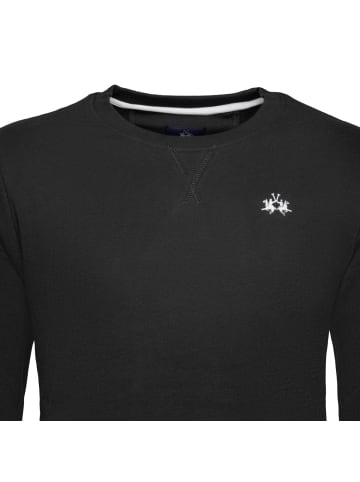 La Martina Sweatshirt XMF007 XT in schwarz