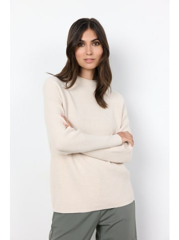 soyaconcept Stehkragenpullover für Damen in creme