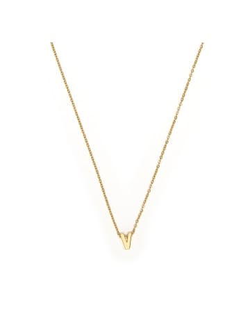 Luxenter necklace with 18-K yellow gold finish - Alphabet