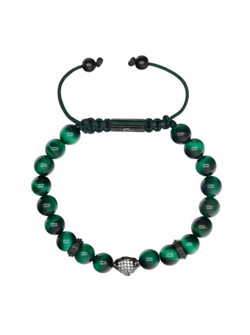 GT COLLECTION Armband Leopard Head in green