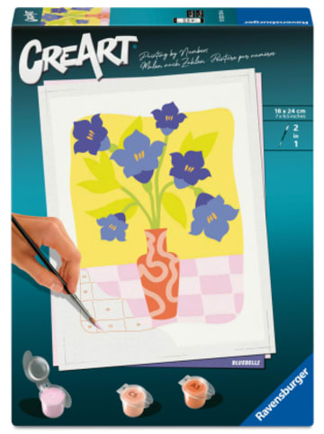 Ravensburger Verlag GmbH Nonbook - CreArt, Malen nach Zahlen Adults Trend - Blauglöckchen