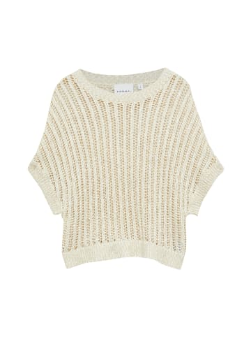 comma Grobstrickpullover in beige silber - 0001