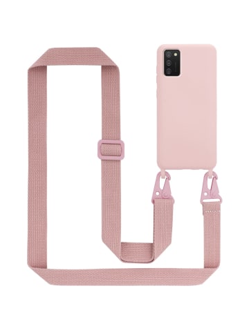 cadorabo Handykette für Samsung Galaxy A02s Hülle in LIQUID PINK