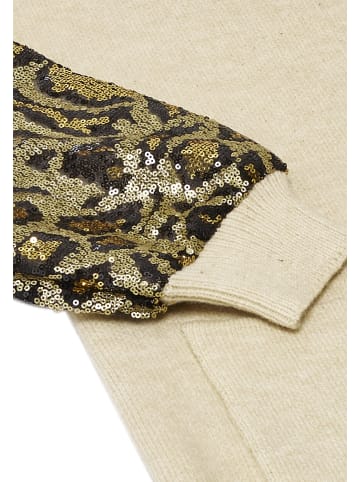 IMANE Damen Strickjacke in Beige