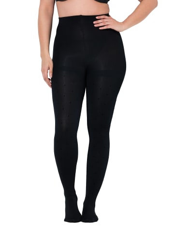 Ulla Popken Strumpfhose in schwarz