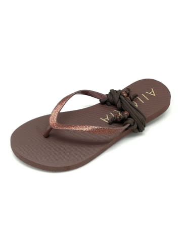 Ailoria PAMPELONNE Zehensandalen in braun