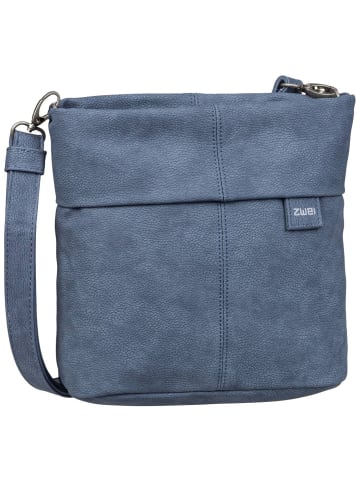 Zwei Beuteltasche Mademoiselle M8 in Nubuk/Sky