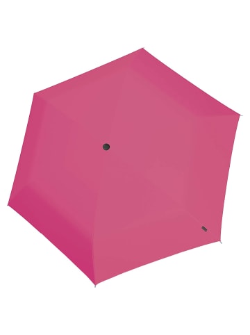 Knirps US.050 Ultra Light Slim Manual - Taschenschirm Regenschirm in neon pink