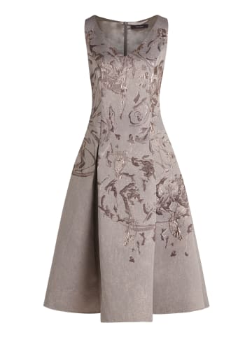 Vera Mont Cocktailkleid mit Kellerfalten in Taupe/Taupe