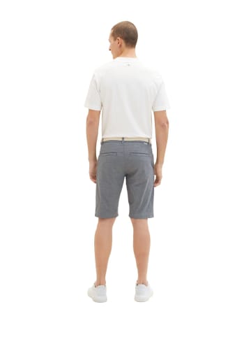 Tom Tailor Short SLIM CHINO BERMUDA+GÜRTEL slim in Blau