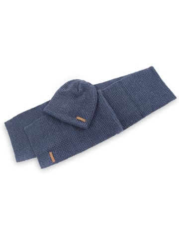 normani Winterset mit Mütze und Schal Nampa in Jeans meliert