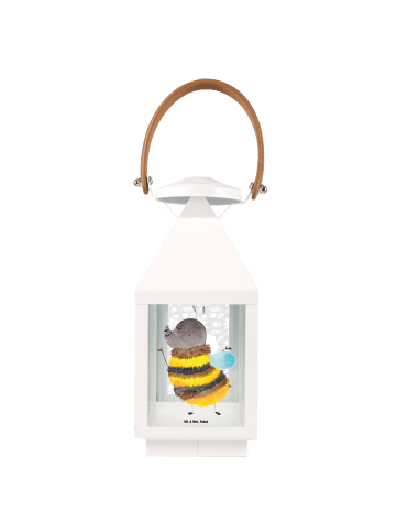 Mr. & Mrs. Panda Laterne Hummel flauschig ohne Spruch in Transparent