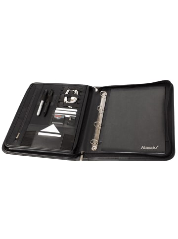 Alassio Schreibmappe 36,5 cm in schwarz