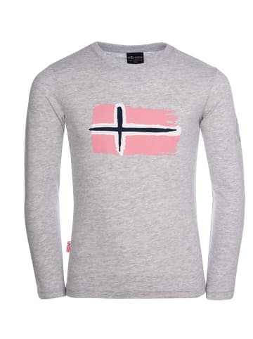 Trollkids Longsleeve "Oslo" in Hellgrau