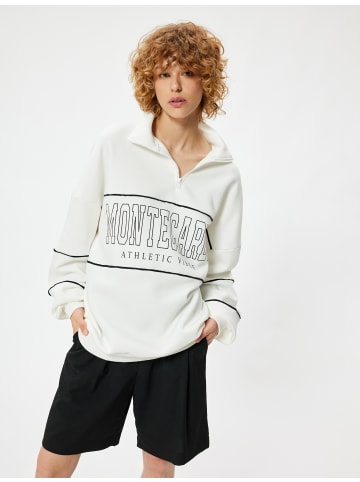KOTON Sweatshirt in Ekru