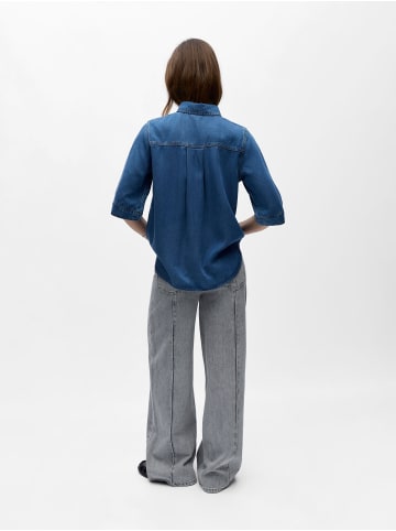 Object Jeanshemd in Medium Blue Denim