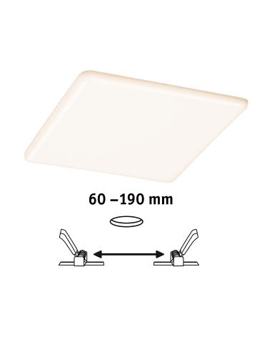 paulmann EB Panel Veluna VariFit IP44 17W TuneW Zigbee 215x215mm Kst