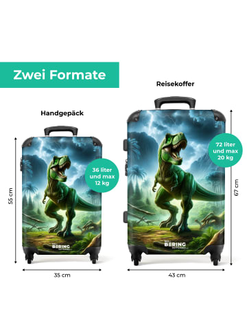NoBoringSuitCases Suitcase, Handgepäck, Koffer, Trolley, Reisekoffer Grünes