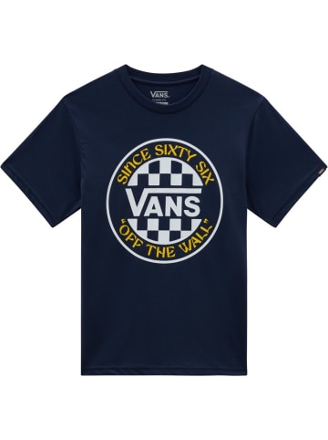 Vans Shirt "Sixty Six Circle Lock Up Ss" in Blau