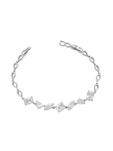 faina Women Chain Link Bracelet in Silver