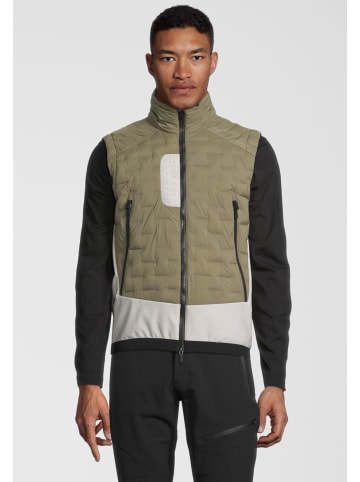 rh+ Weste 5 Elements Hybrid in kaluga -light grey melange-black