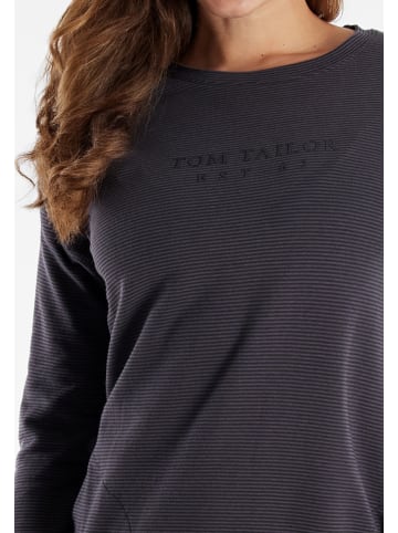 Tom Tailor Nachthemd Xanthi in grau-dunkel-Ringel