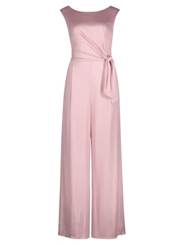 Vera Mont Jumpsuit mit Bindegürtel in Rose Nectar