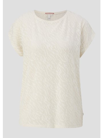 QS T-Shirt in 0200_ecru