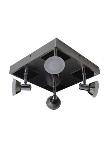 näve LED Spot "JERICHO" in chrome - (L)28 cm x (B)28 cm x (H)13.3 cm - EEK G